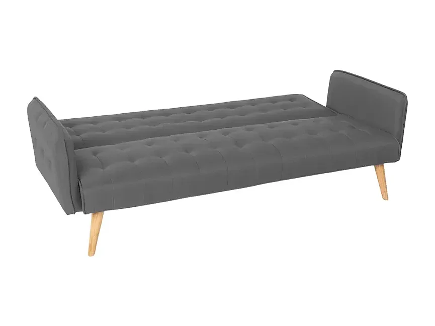 Malibu 3-Sitzer Clic Clac Schlafsofa im nordischen Design - Dunkel Grau