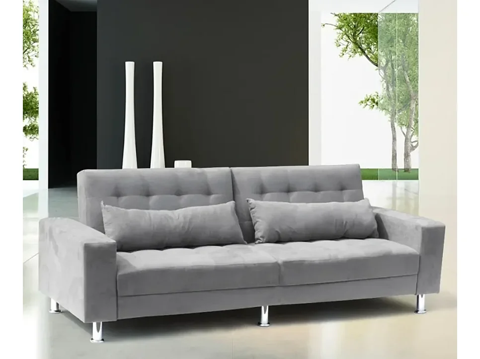 Divano reclinabile convertibile clic clac 2-3 posti cuscini Tamarindo