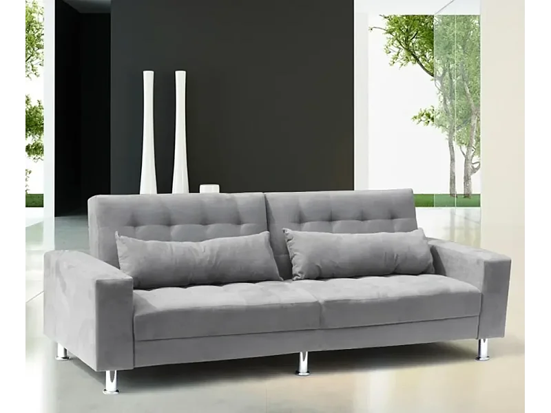 Divano reclinabile convertibile clic clac 2-3 posti cuscini Tamarindo