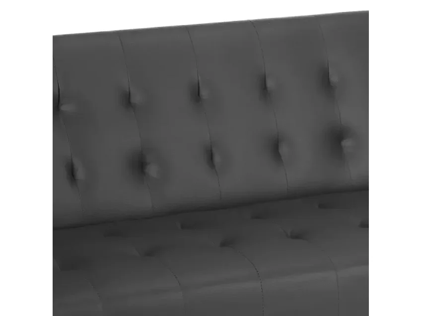 Divano a 2 posti convertibile clic-clac reclinabile similpelle Mango