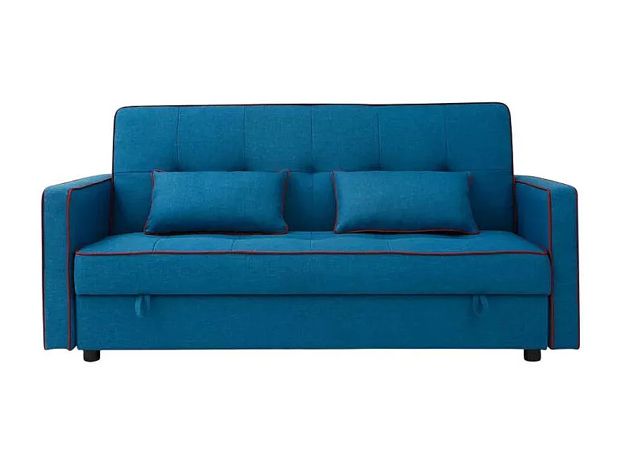 Divano letto 2 posti clic-clac tessuto contenitore 185 x 90 Roverella