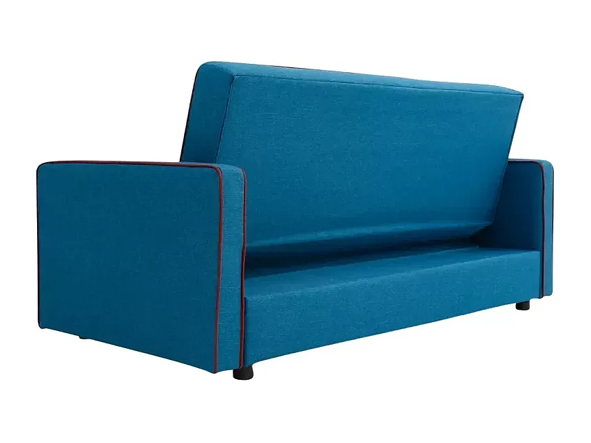 Divano letto 2 posti clic-clac tessuto contenitore 185 x 90 Roverella