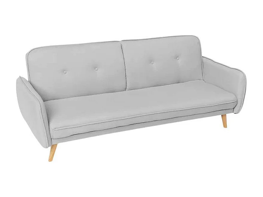 Canapé transformable 3 places en style nordique en tissu Araucaria