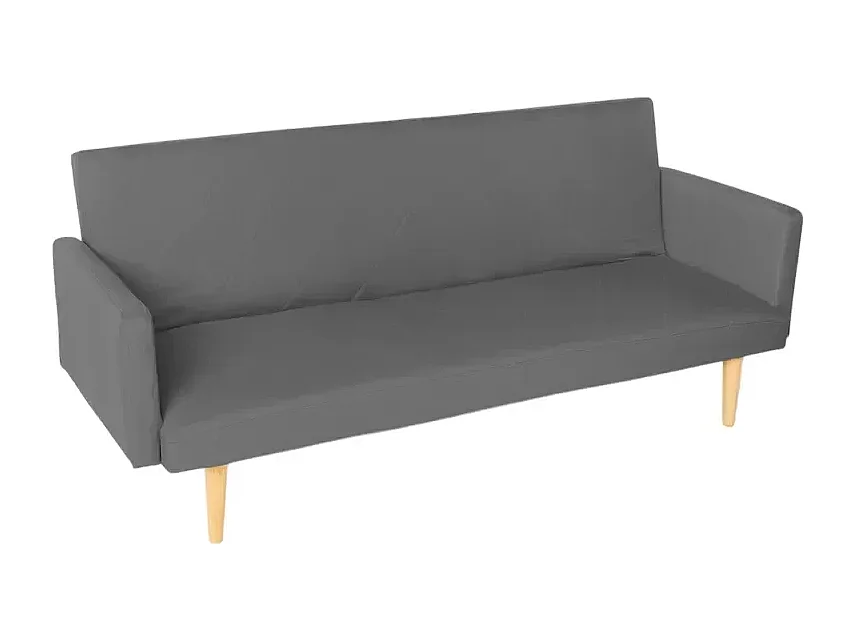 Canapé 3 places convertible inclinable en tissu style nordique Baobab