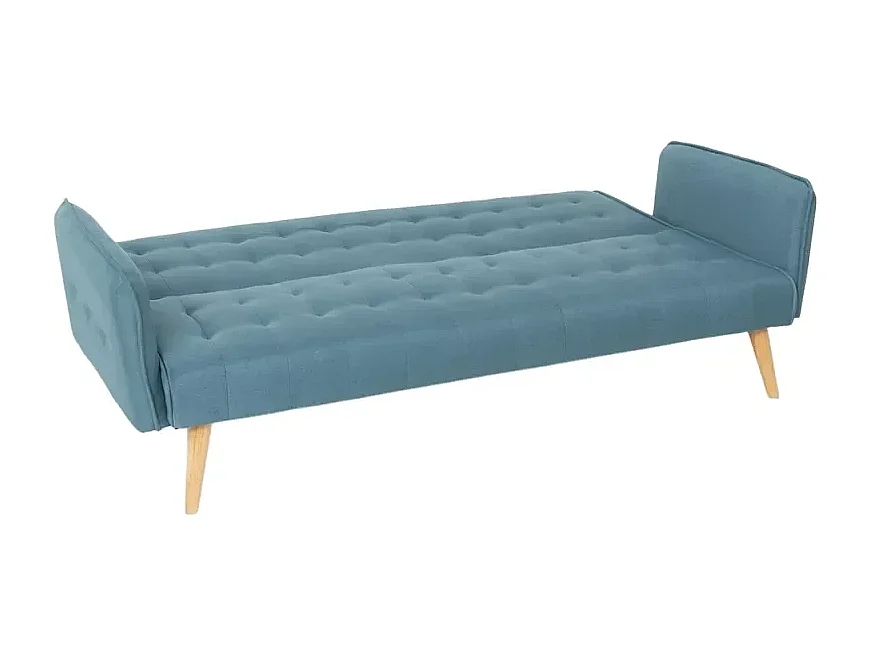 Malibu 3-Sitzer Clic Clac Schlafsofa im nordischen Design - Blau