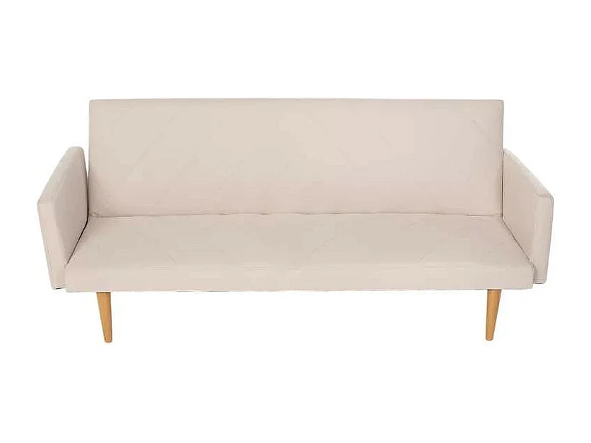 Canapé 3 places convertible inclinable en tissu style nordique Baobab