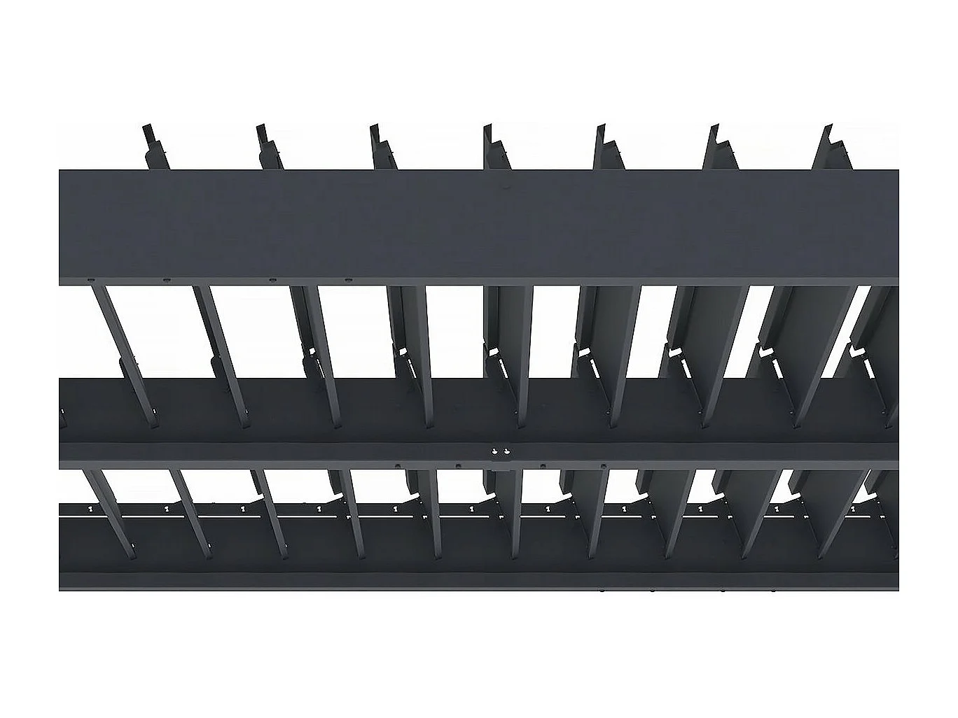 Pérgola bioclimática de aluminio "Windsor" - 3 x 3 m - Antracita