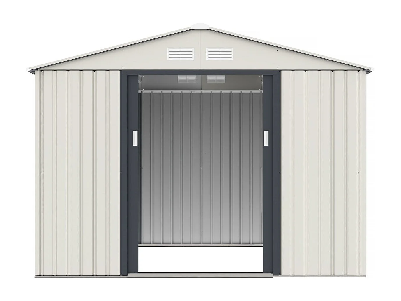 Abri de jardin métal "Nebraska" - 5,29m² avec gouttière