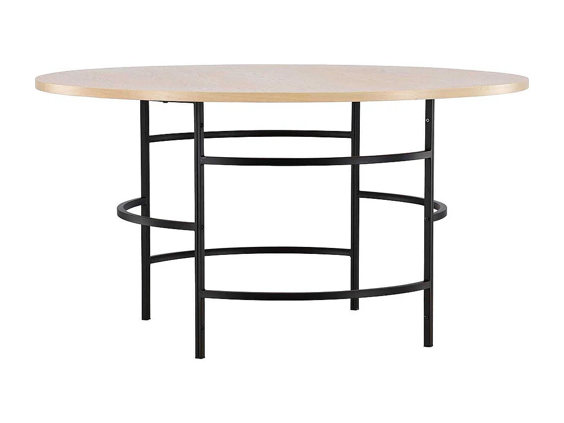 Table à Manger Ronde "Copenhagen" 140cm Naturel