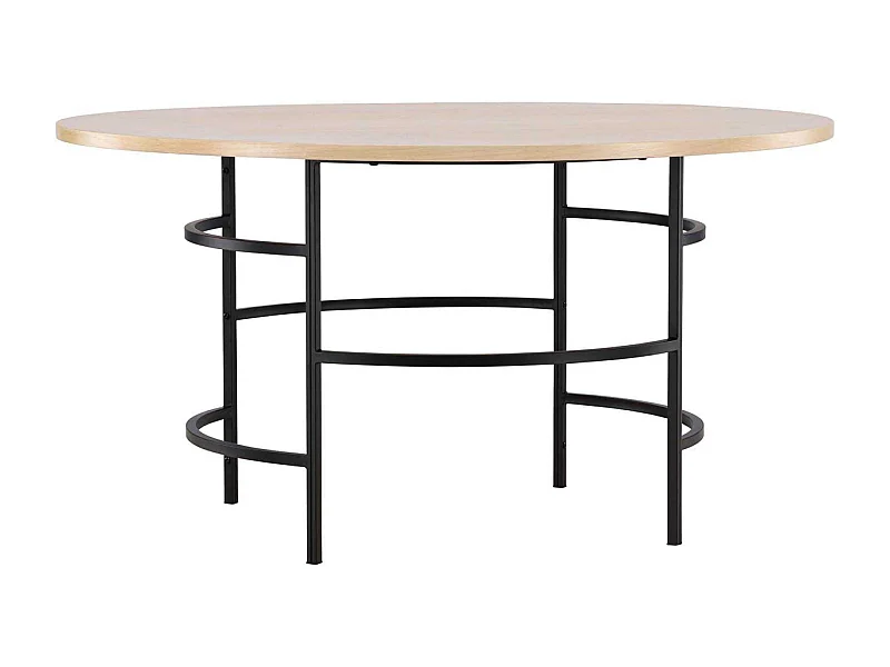Table à Manger Ronde "Copenhagen" 140cm Naturel