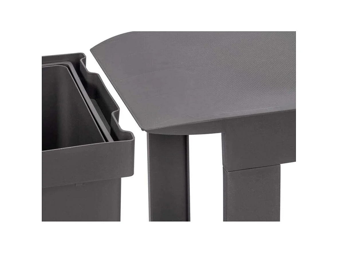 Poubelles de recyclage fixation inférieure et extraction automatique (2 bacs de 14L)