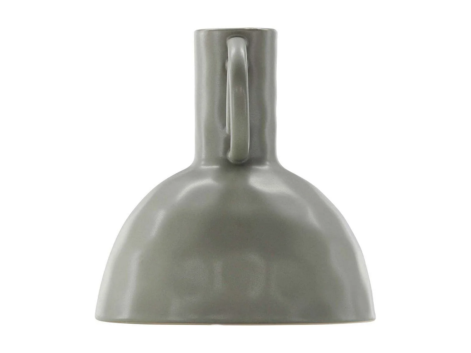 Vase Design en Céramique "Vivi" 25cm Gris Foncé