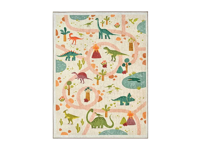 Tapis intérieur à poils courts Alix 737 beige 120 x 160 cm