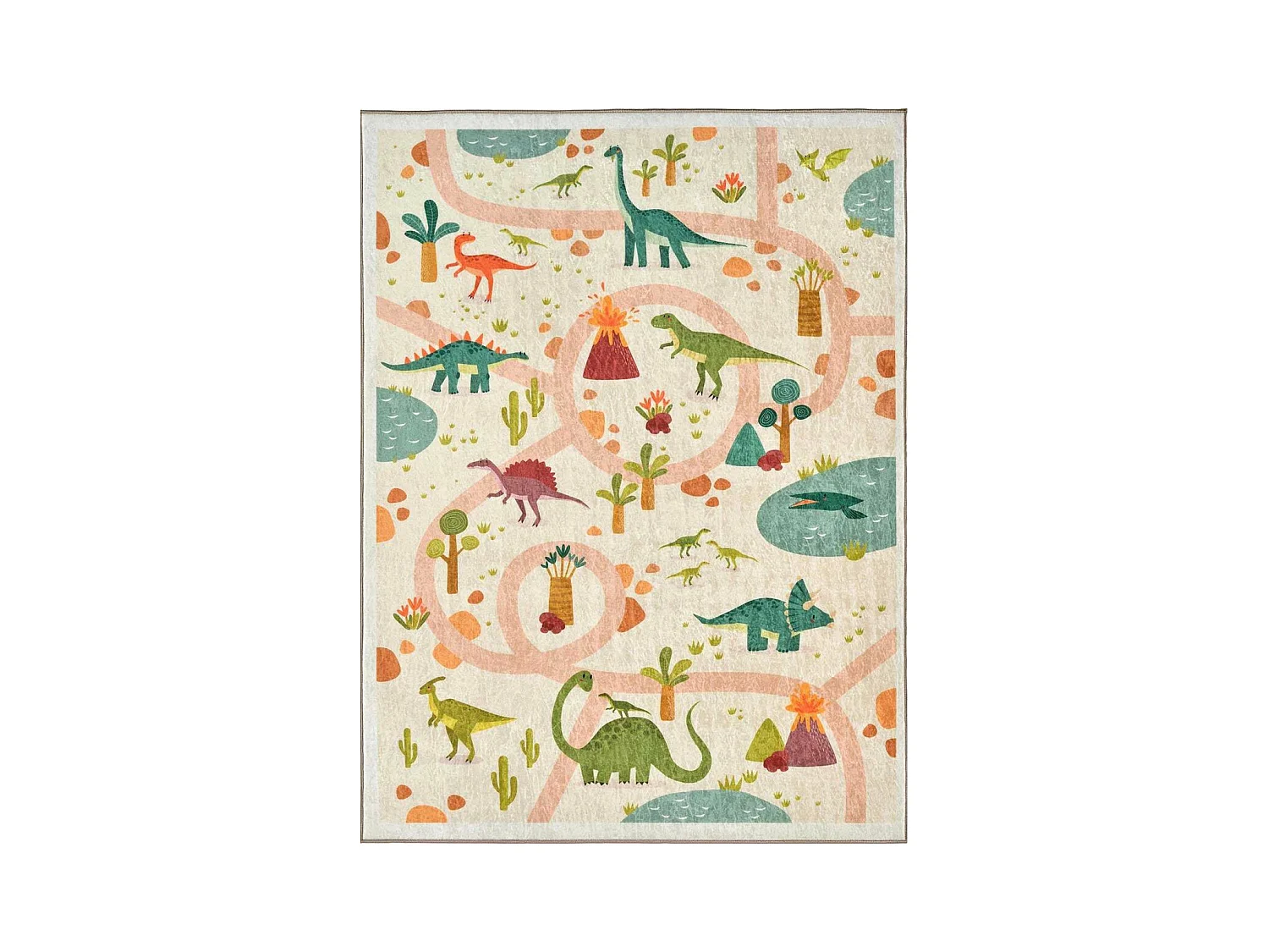 Tapis intérieur à poils courts Alix 737 beige 120 x 160 cm