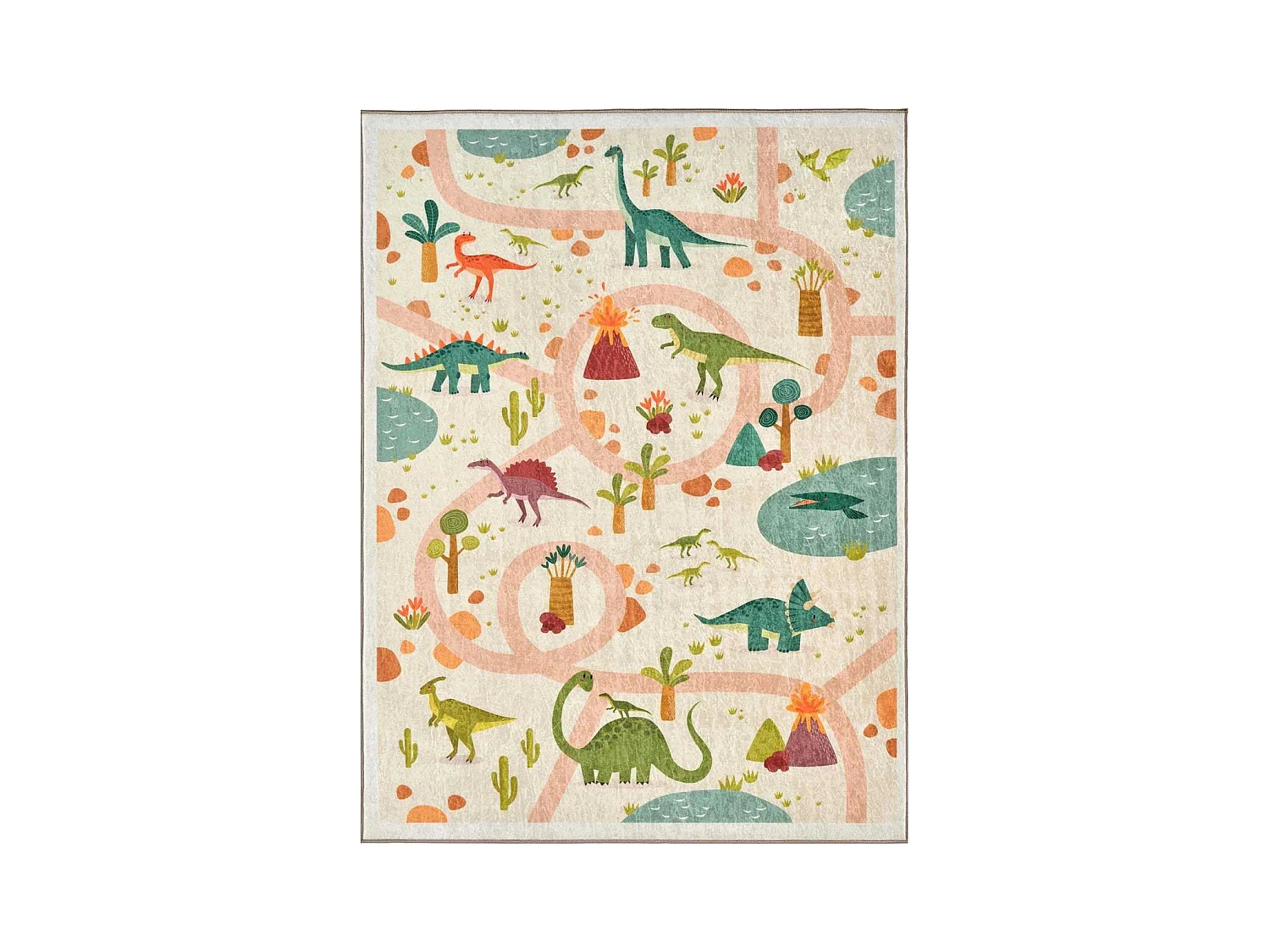 Tapis intérieur à poils courts Alix 737 beige 160 x 230 cm