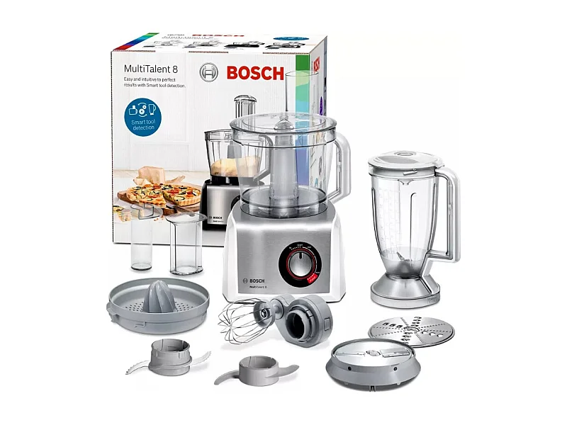 Robot multifonctions Bosch 3.9l 1250w blanc - B1EMC812S8