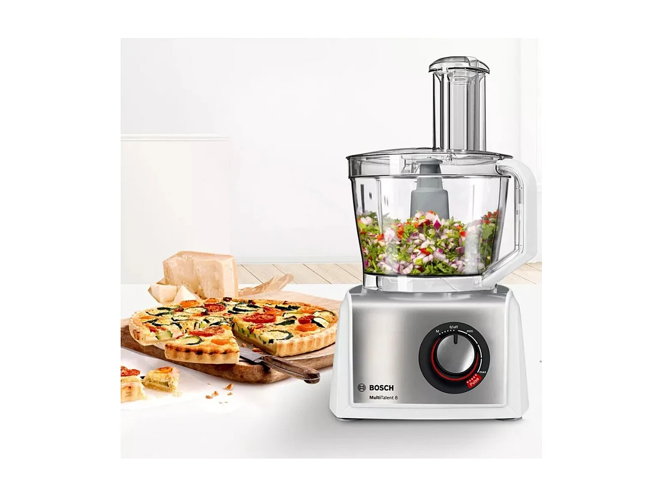 Robot multifonctions Bosch 3.9l 1250w blanc - B1EMC812S8