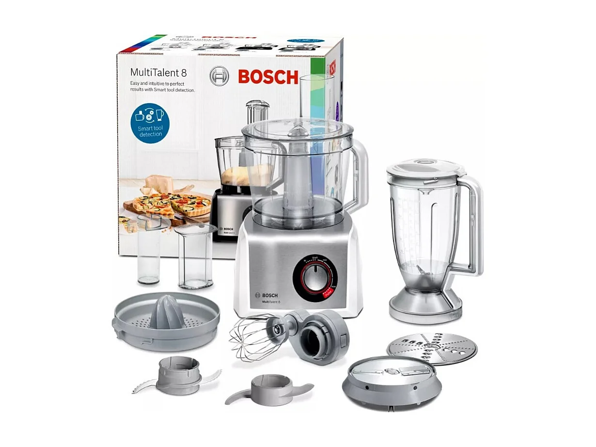 Robot multifonctions Bosch 3.9l 1250w blanc - B1EMC812S8