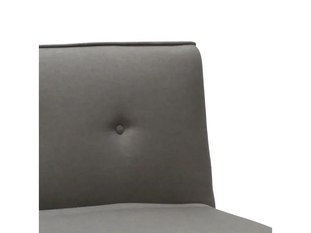 Schlafsofa 2-Sitzer aus Stoff für Wohnzimmer Design Larimar - Grau