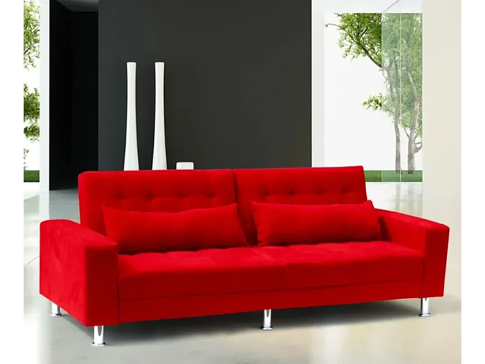 Divano reclinabile convertibile clic clac 2-3 posti cuscini Tamarindo