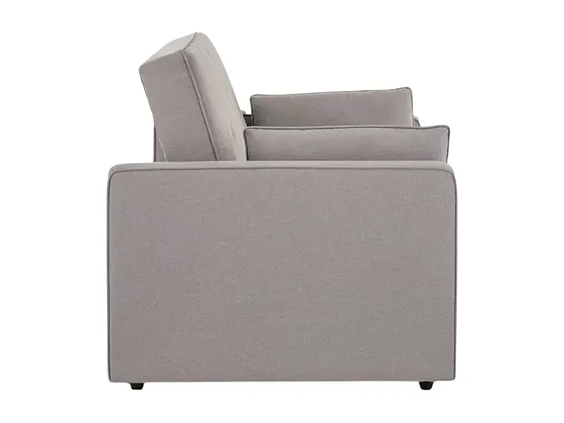 Divano letto 2 posti clic-clac tessuto contenitore 185 x 90 Roverella