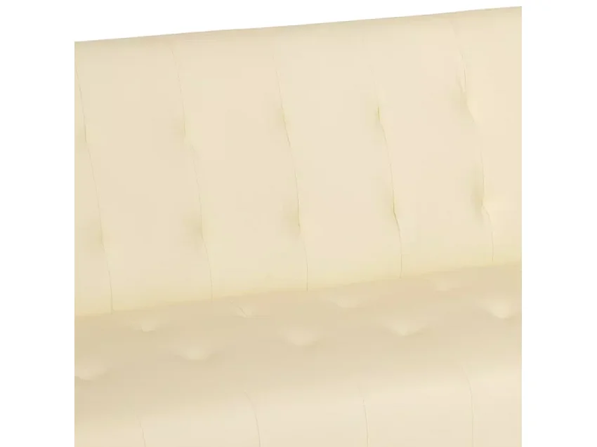 Divano a 2 posti convertibile clic-clac reclinabile similpelle Mango