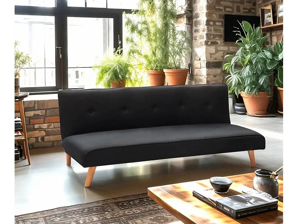 Canapé modulaire 2 places en tissu pour salon et séjour Cedro