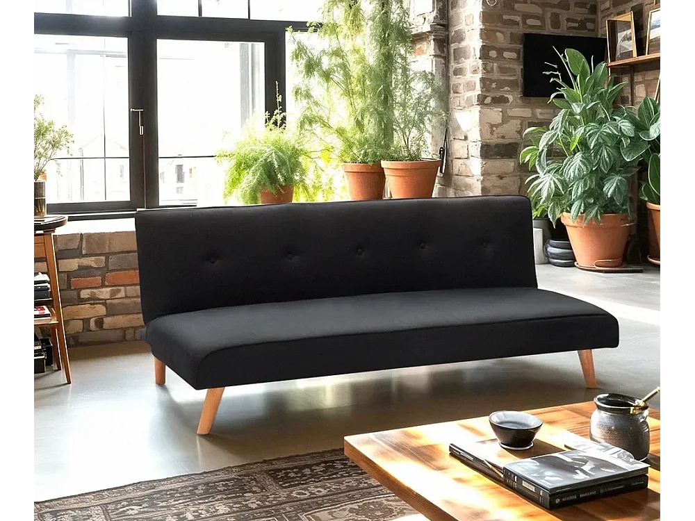 Canapé modulaire 2 places en tissu pour salon et séjour Cedro