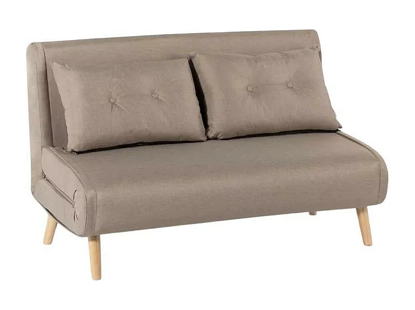 Canapé 2 places style scandinave en tissu Noce