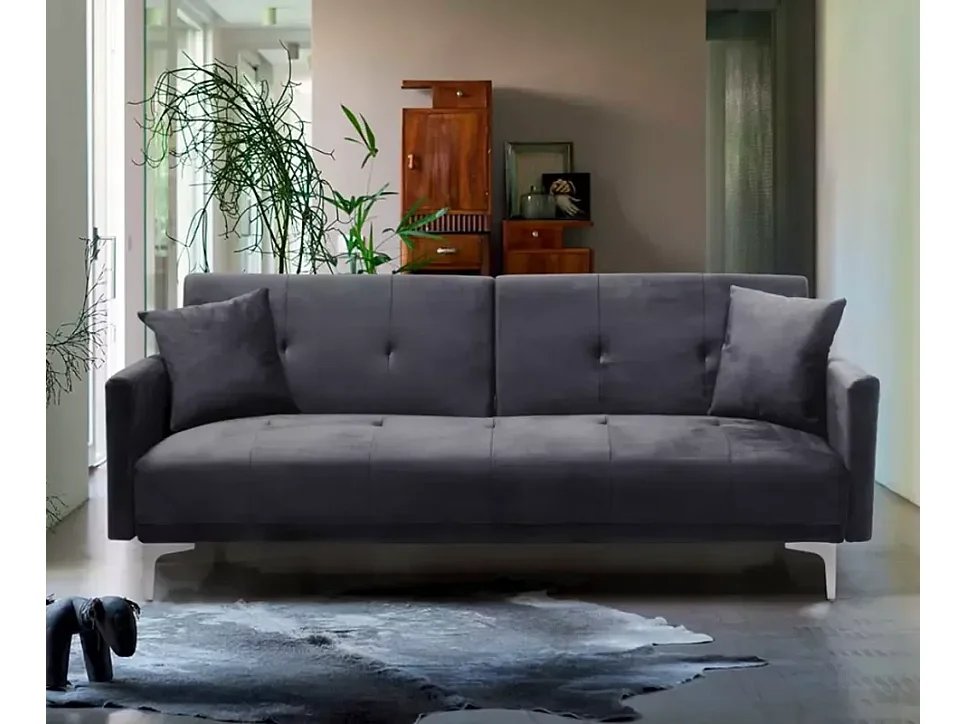 Divano 3 posti clic clac in velluto dal design moderno Catalpa