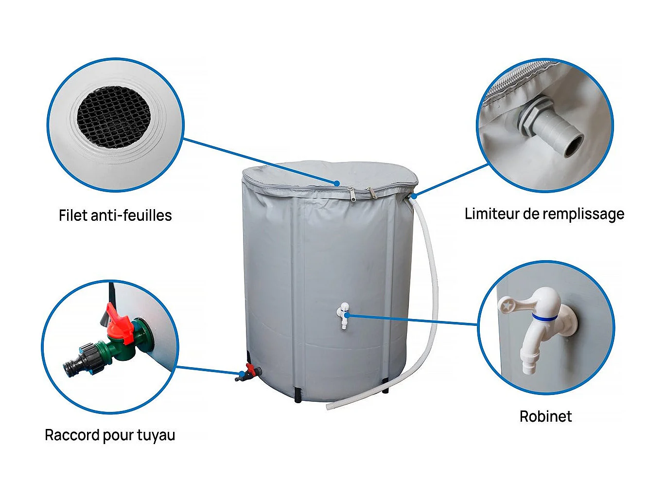 Metalen tuinhuis "Dallas" - 4,07 m² met goot en wateropvangsysteem voor een georganiseerde en milieuvriendelijke tuin