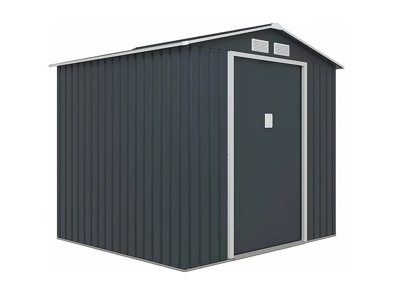 Gerätehaus aus Metall "Vegas" - 4,07 m² - Grau