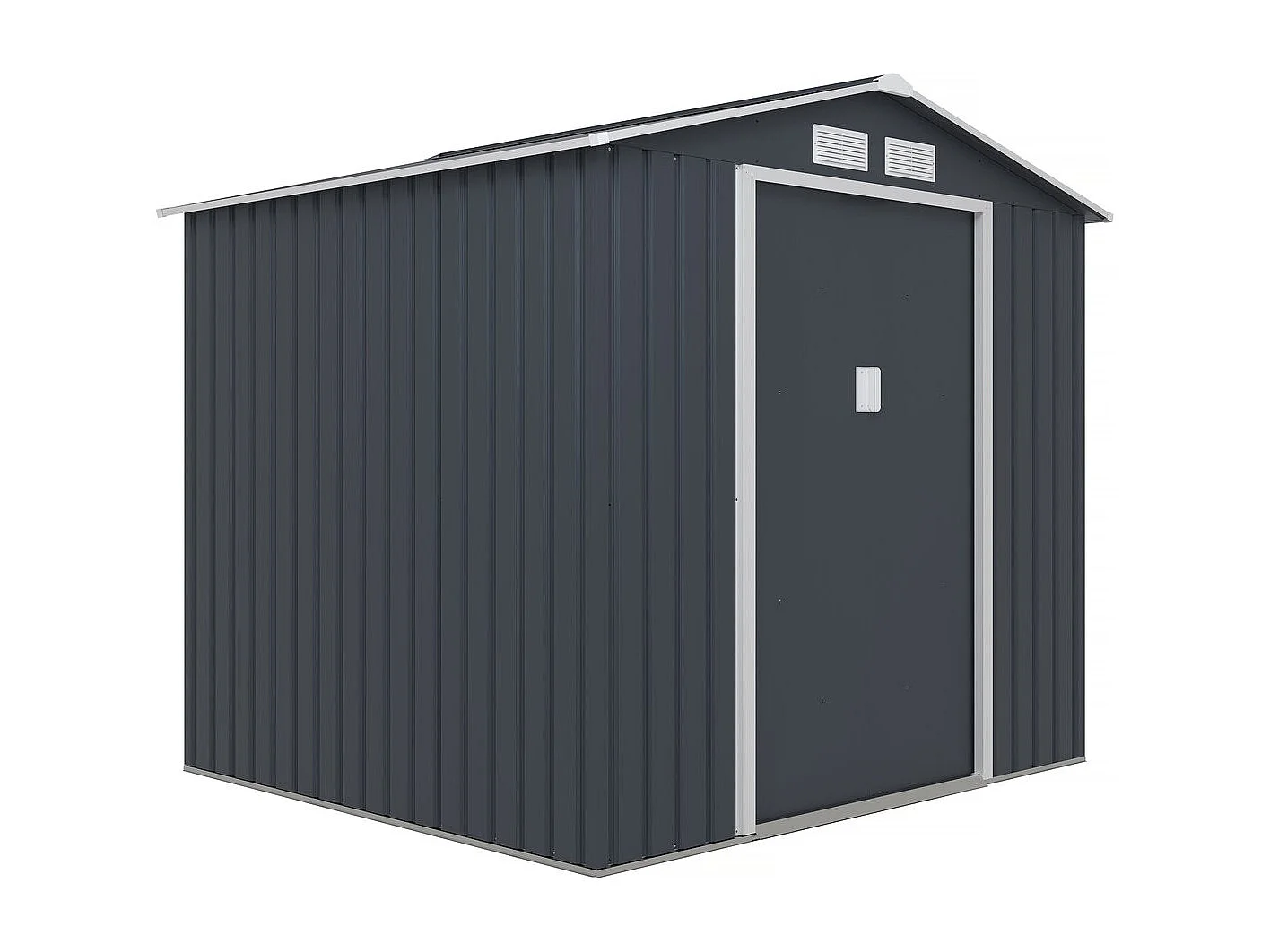 Abri de jardin métal "Vegas" - 4,07 m² - Gris