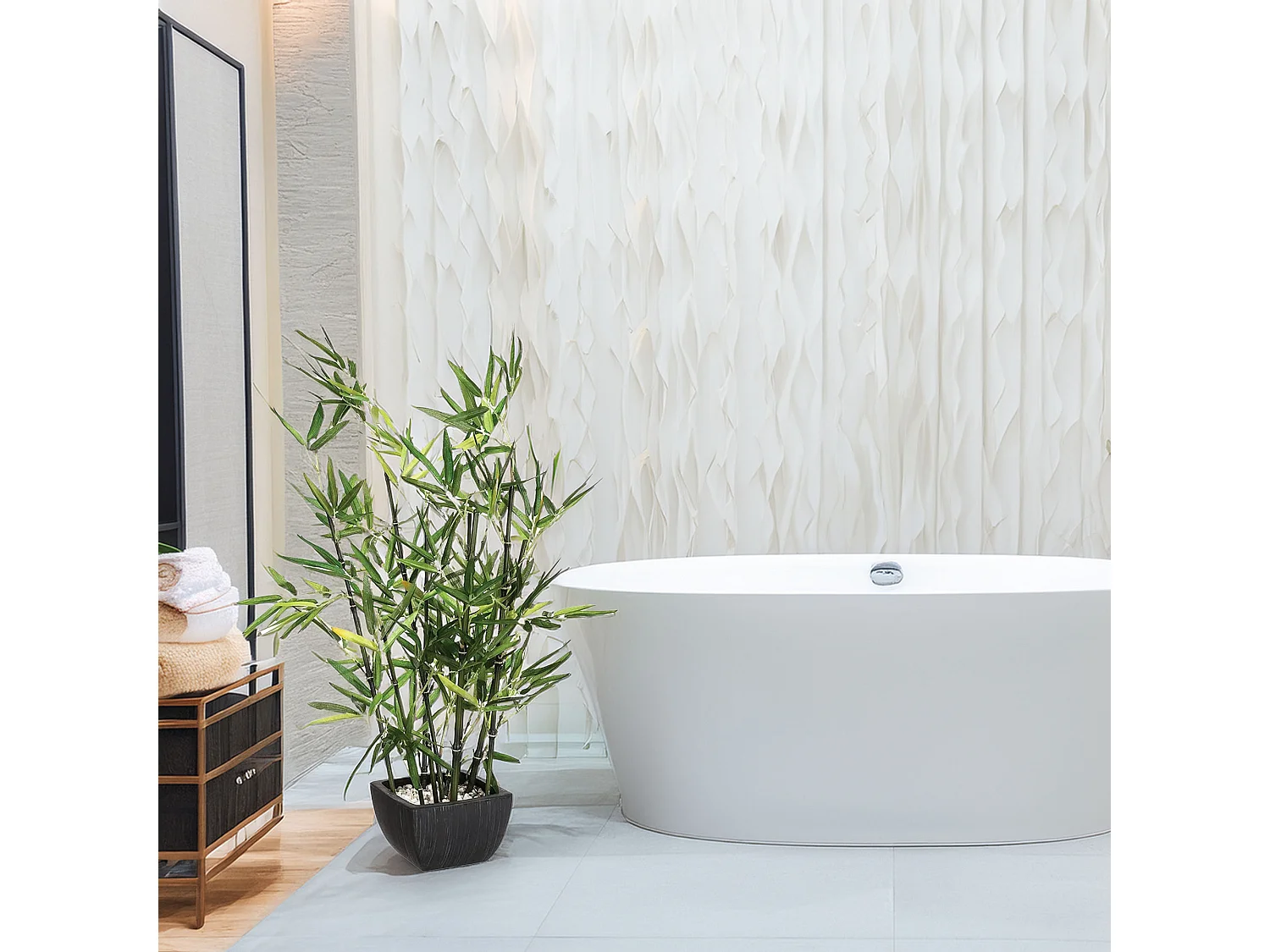 WELL HOME - Bambou artificiel en pot