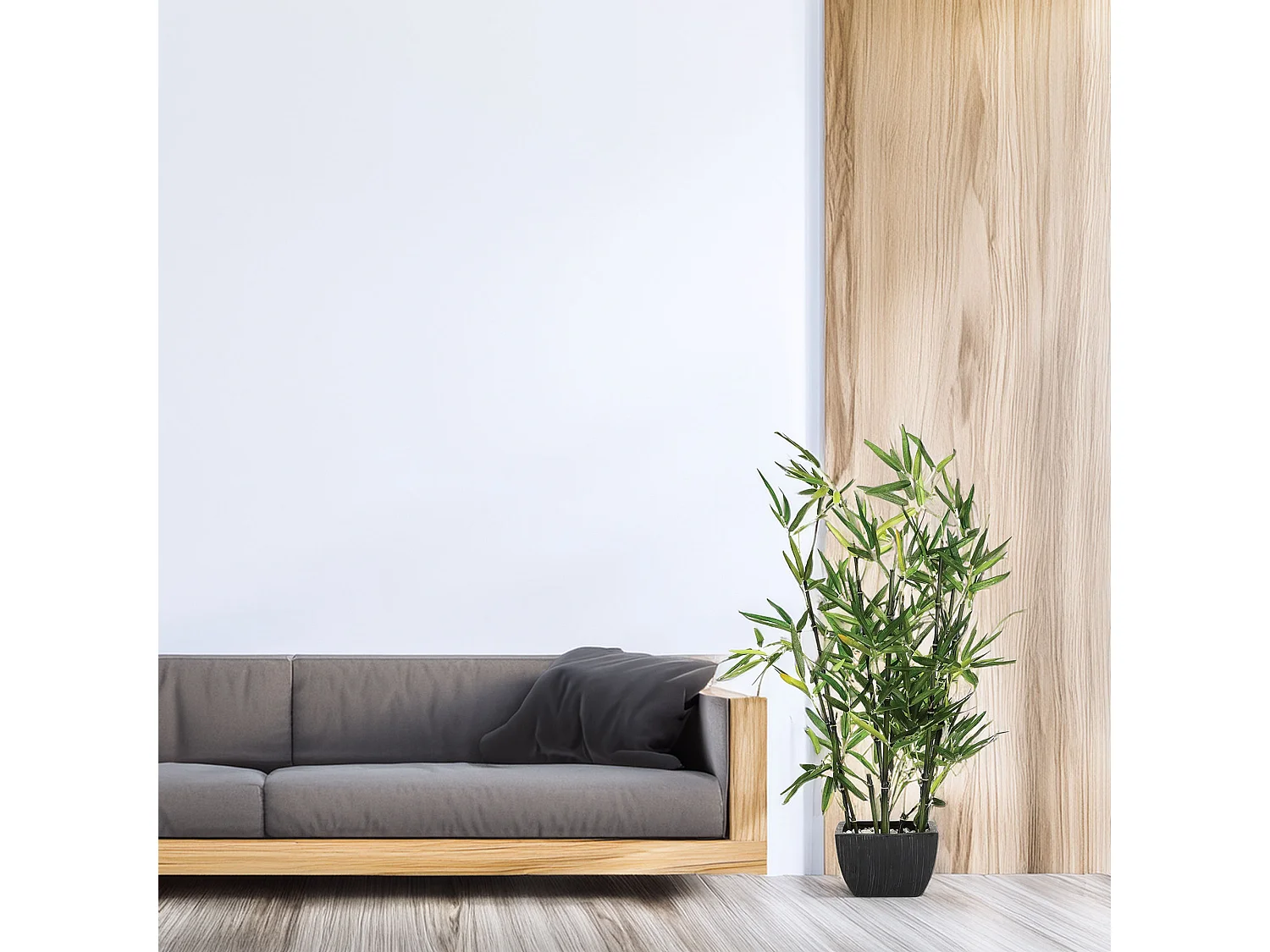 WELL HOME - Bambou artificiel en pot