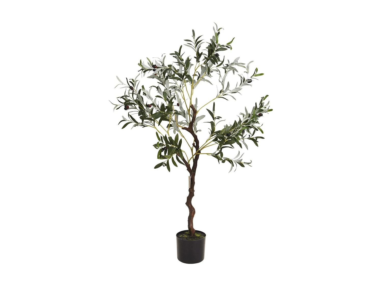 Well Home Olivier artificiel en pot noir H.116cm