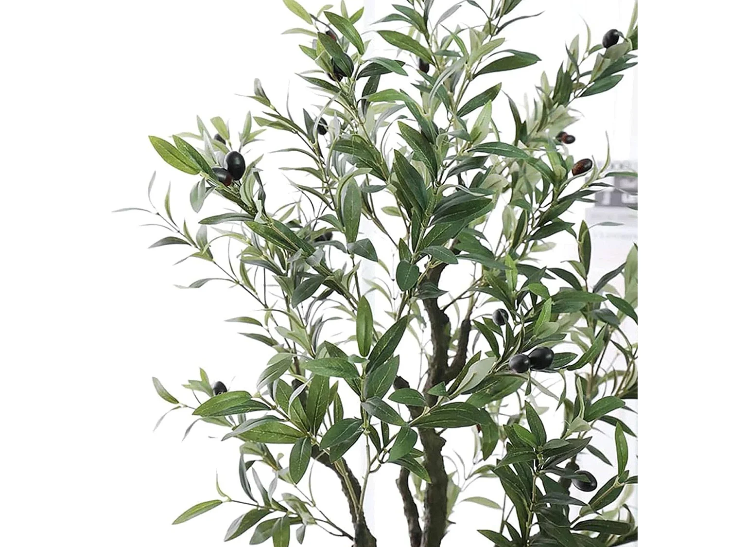 Well Home Olivier artificiel en pot noir H.116cm