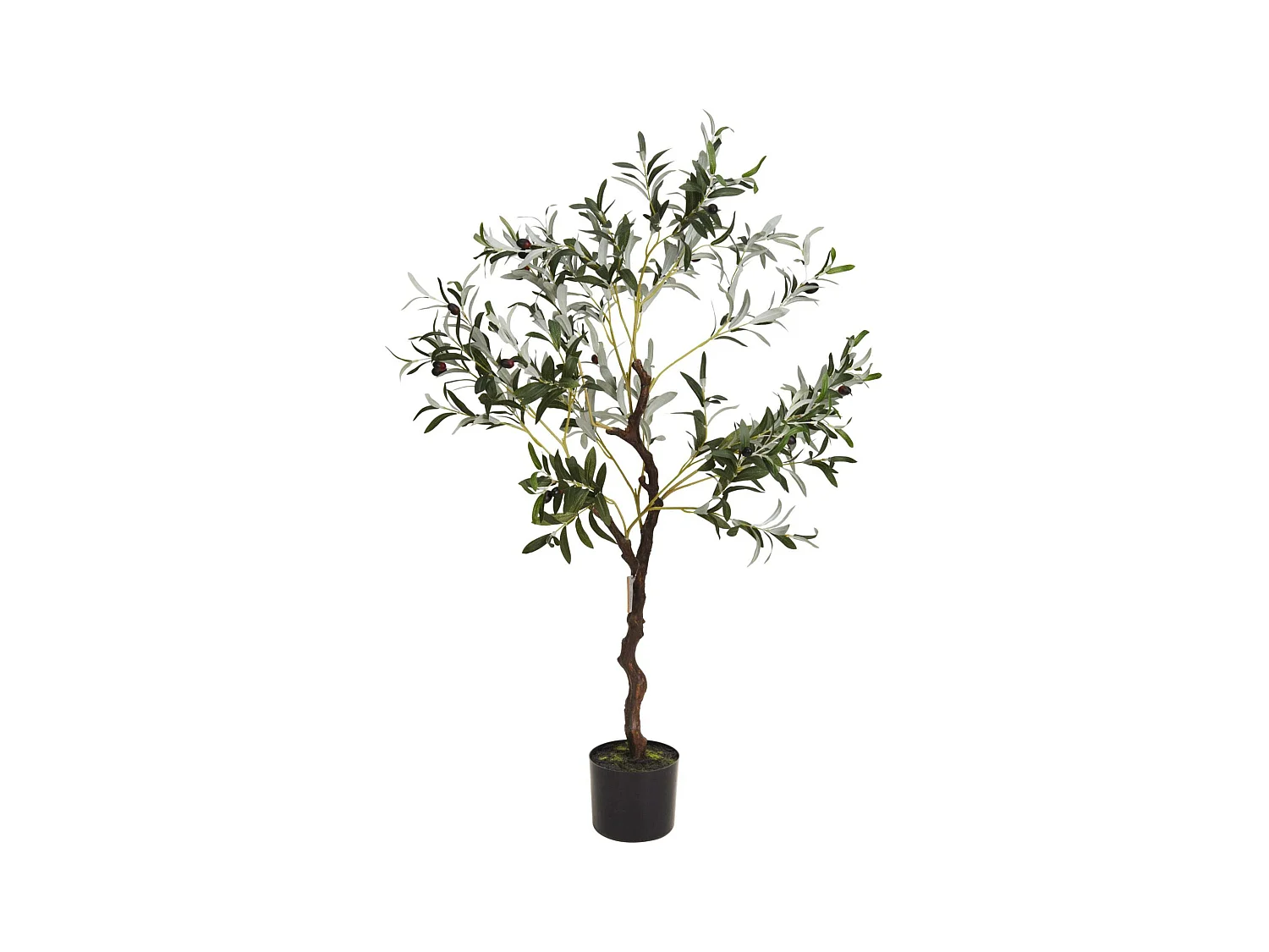 Well Home Olivier artificiel en pot noir H.116cm