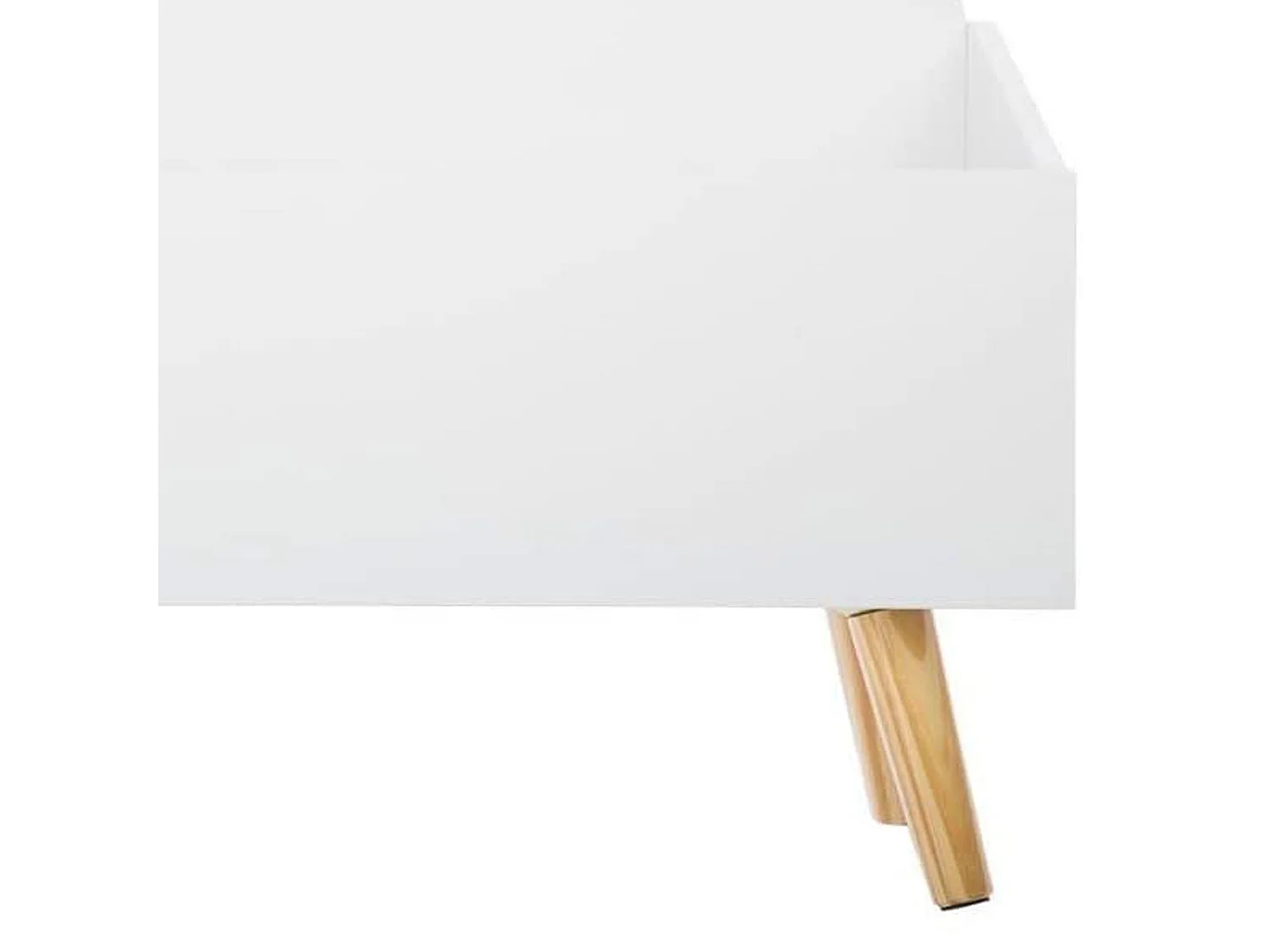 WELL HOME - Malle enfant ''nuage'' blanche parfaite pour organiser les jouets 58 x 28 x 45,5 cm