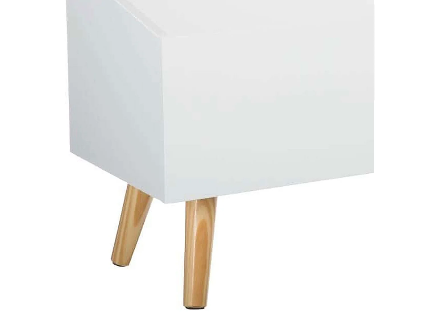 WELL HOME - Malle enfant ''nuage'' blanche parfaite pour organiser les jouets 58 x 28 x 45,5 cm