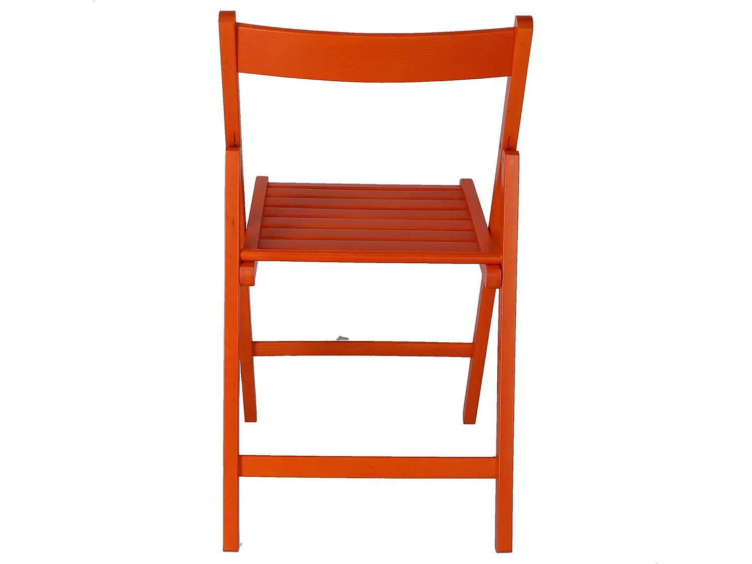 WELL HOME FURNITURE & DECORATION - Pack 4 Chaises BAS en hêtre finition rouge