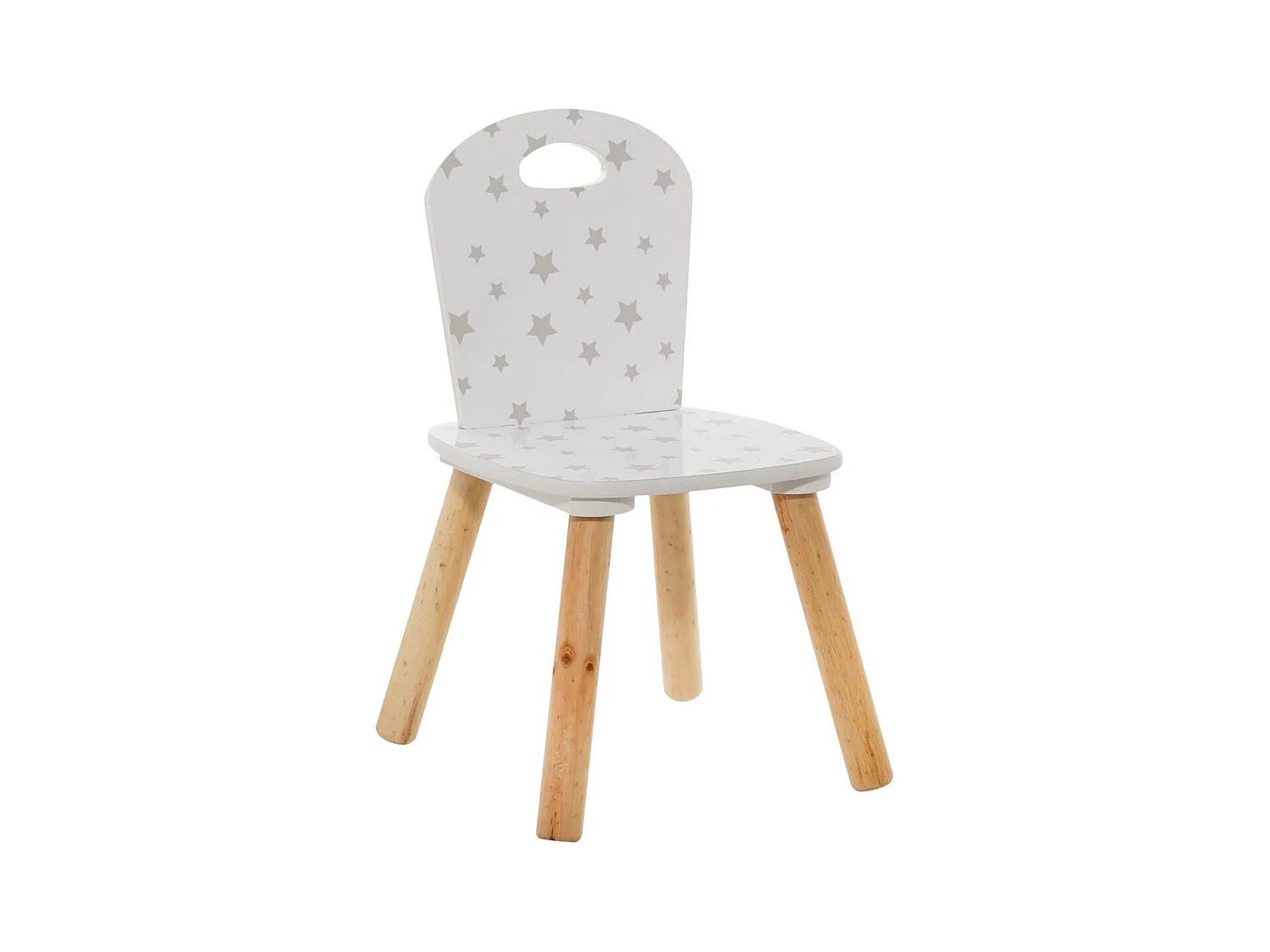 WELL HOME - Chaise enfant "Dulzura" avec imprimés 32x31,5x50cm