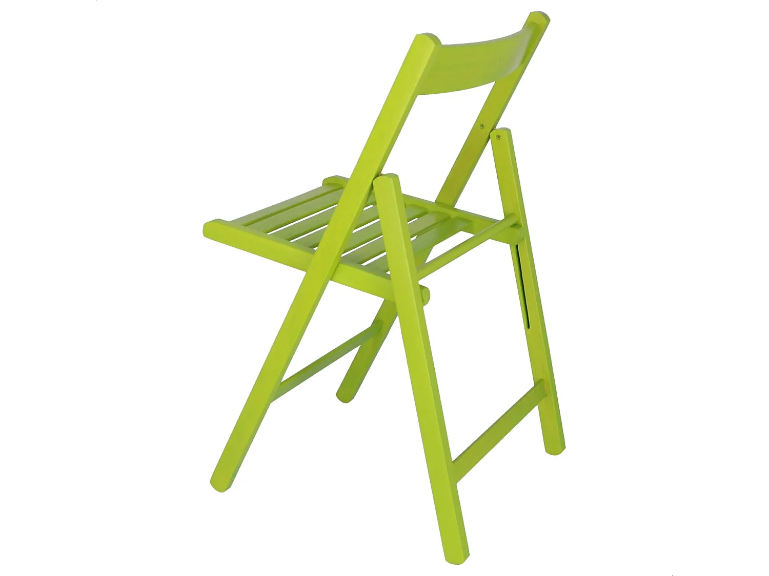 WELL HOME FURNITURE & DECORATION - Pack 4 Chaises BAS en hêtre finition vert