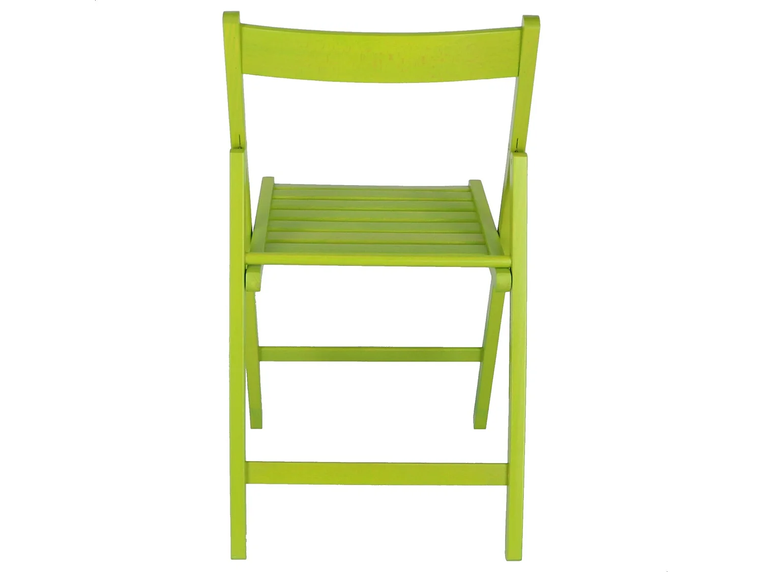 WELL HOME FURNITURE & DECORATION - Pack 4 Chaises BAS en hêtre finition vert