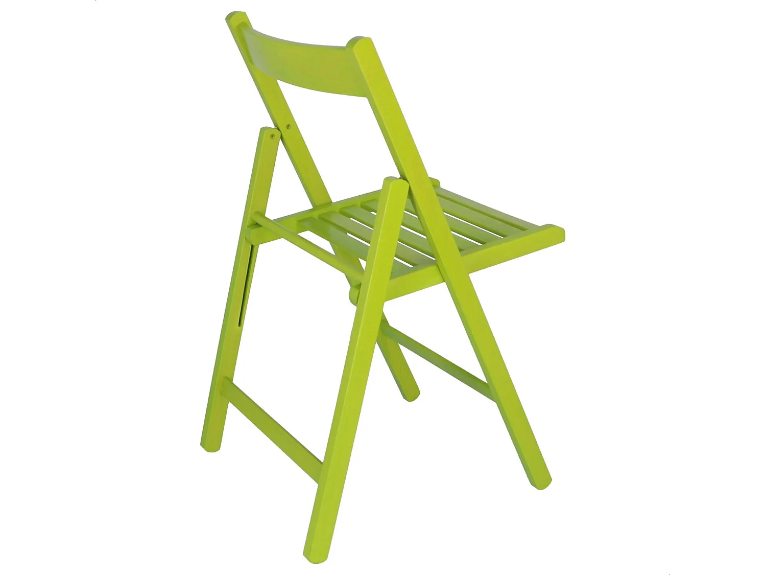 WELL HOME FURNITURE & DECORATION - Pack 4 Chaises BAS en hêtre finition vert