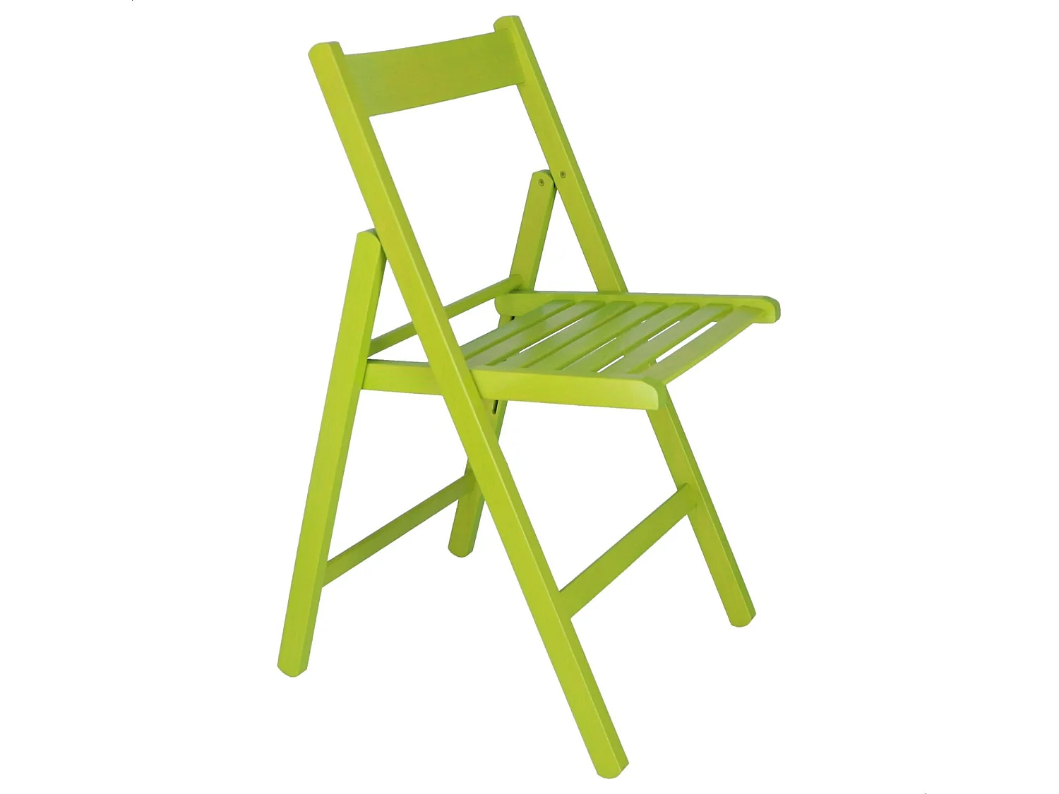 WELL HOME FURNITURE & DECORATION - Pack 4 Chaises BAS en hêtre finition vert