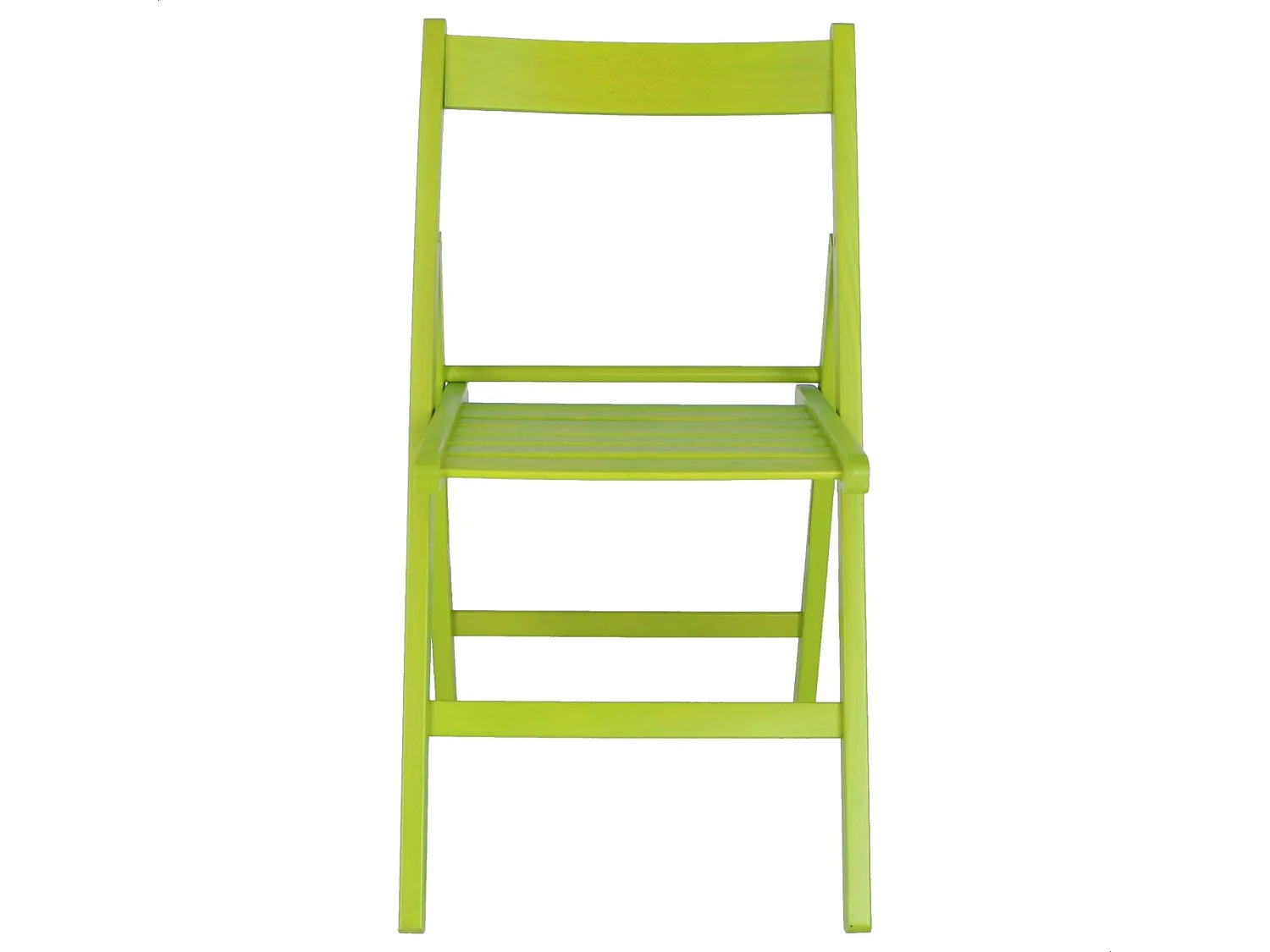 WELL HOME FURNITURE & DECORATION - Pack 4 Chaises BAS en hêtre finition vert