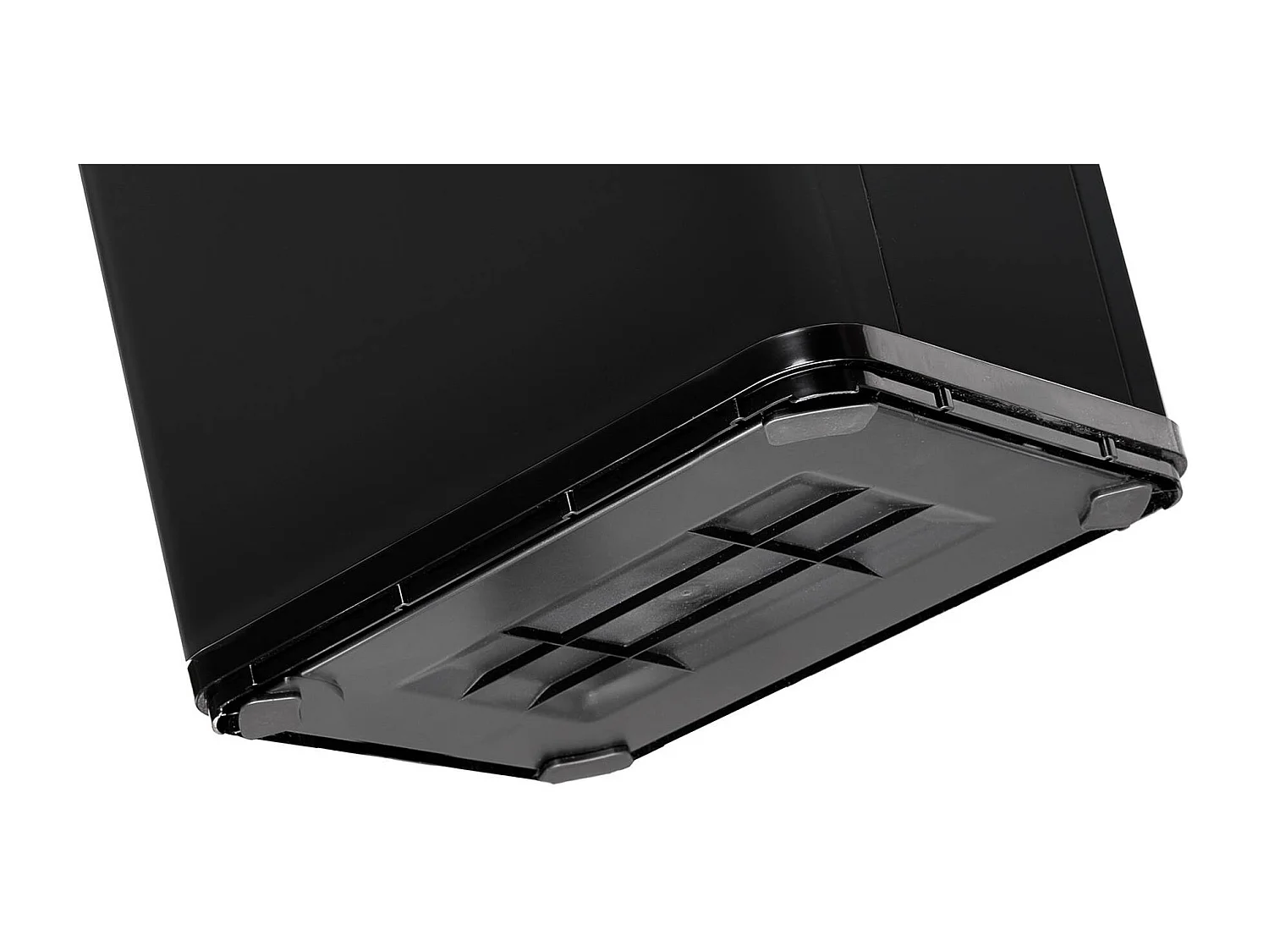 WELL HOME - Poubelle intelligente SANS pieds avec ouverture automatique et contact manuel 30L, 35,5x26x60cm, Noir