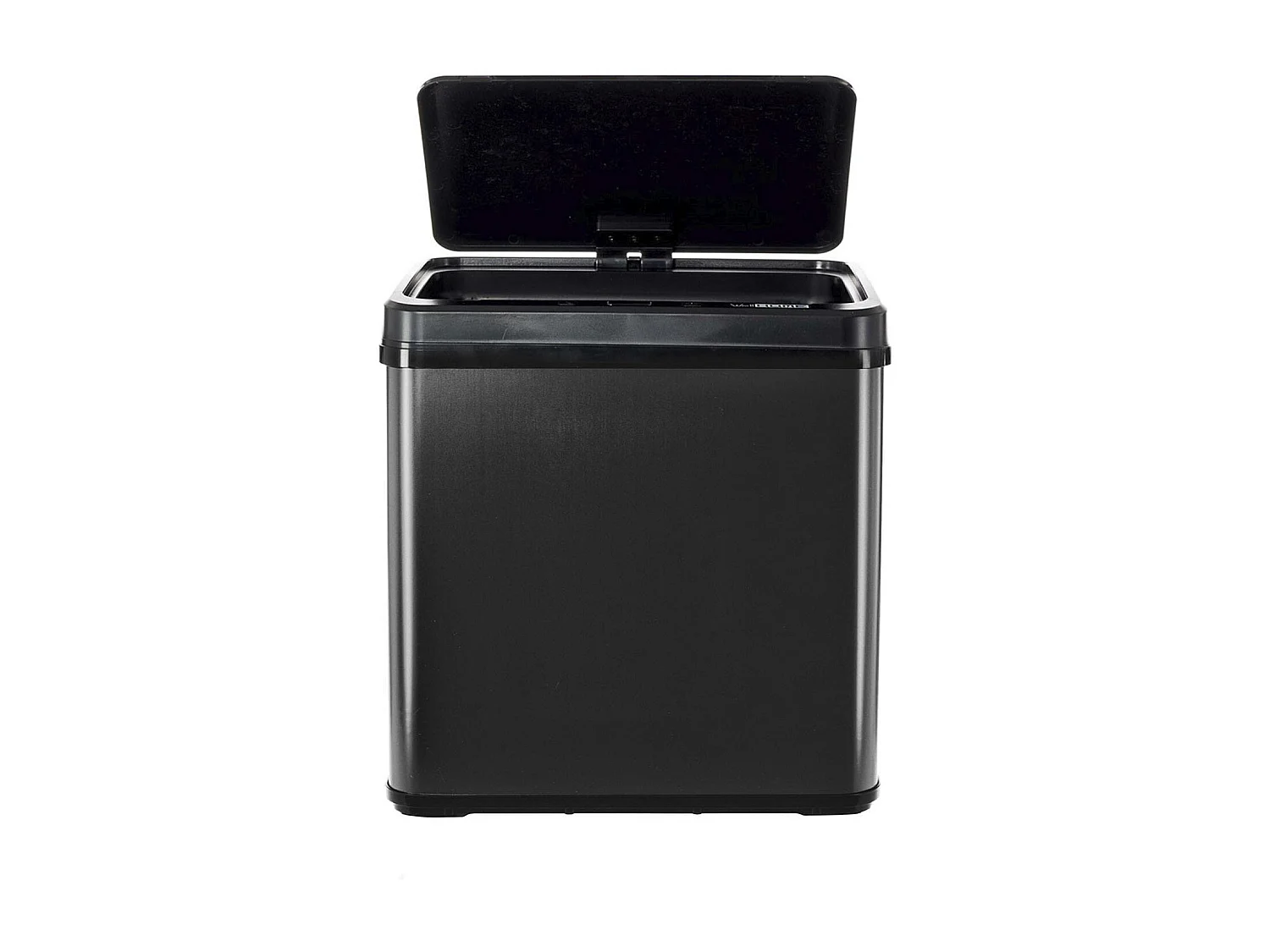WELL HOME - Poubelle intelligente SANS pieds avec ouverture automatique et contact manuel 30L, 35,5x26x60cm, Noir