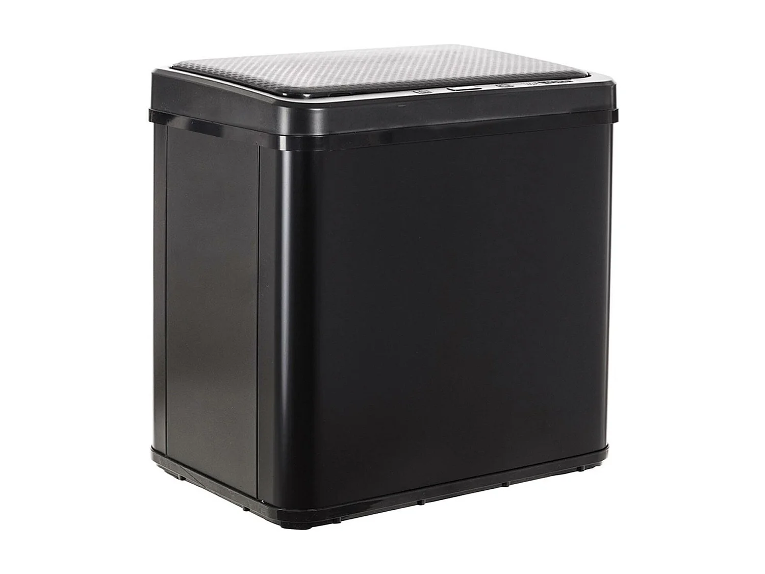 WELL HOME - Poubelle intelligente SANS pieds avec ouverture automatique et contact manuel 30L, 35,5x26x60cm, Noir